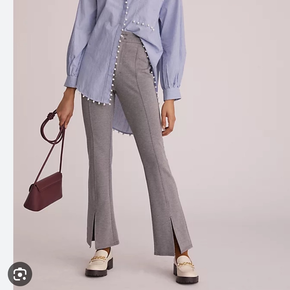 Maeve Seamed Flare Pants Size 14